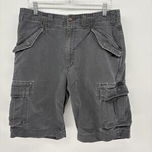Vintage Mossimo Canvas Cargo Supply Baggy Utility Shorts Workwear Y2K Men 32